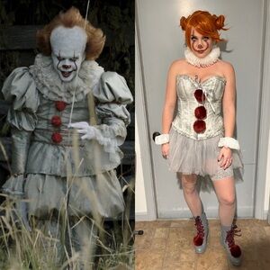 Custom Pennywise Costume IT Sexy Clown Women’s Halloween Costume